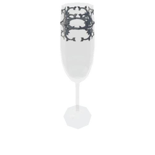 Champagne glass transparent